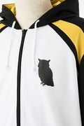ハイキュー 胸元にフクロウの梟谷パーカー 上下セットのジャージ コミックナタリー