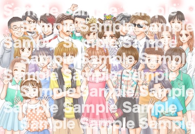 「こどものおもちゃ」キャラが集合した特典ポストカード。