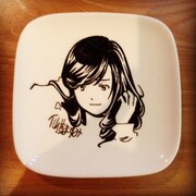 絵皿のイメージ。