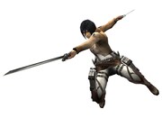 コラボ武器や防具を装備した女性キャラのイメージ。