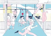 「いつ高シリーズ」Vol.1「いつだって窓際であたしたち」のイラスト。