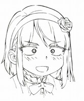 「だがしかし」設定画（枝垂ほたる・表情）