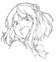 「だがしかし」設定画（枝垂ほたる・表情）