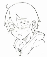 「だがしかし」設定画（鹿田ココノツ・表情）