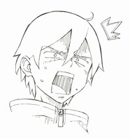 「だがしかし」設定画（鹿田ココノツ・表情）