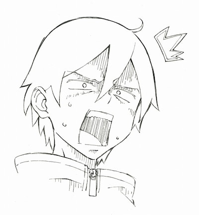 「だがしかし」設定画（鹿田ココノツ・表情）