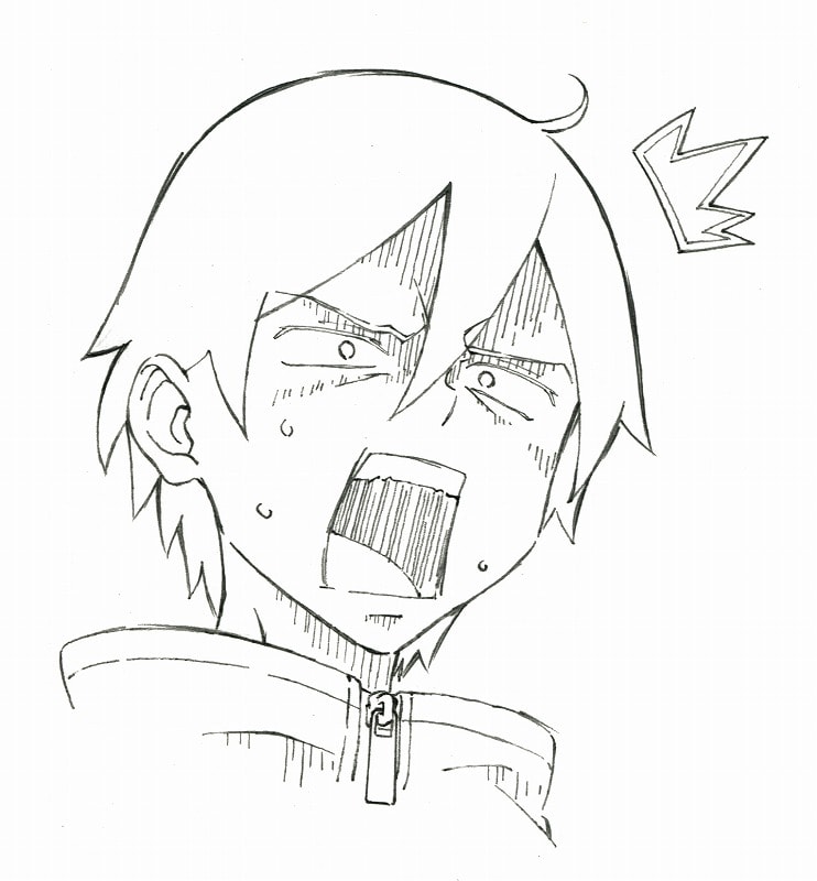 「だがしかし」設定画(鹿田ココノツ・表情)