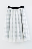 「RADIO EVA DUO チェック柄チュールスカート レイモデル」は10584円。