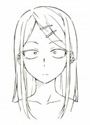 「だがしかし」設定画(遠藤サヤ・表情)