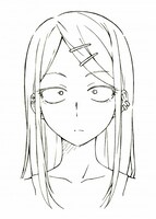 「だがしかし」設定画（遠藤サヤ・表情）