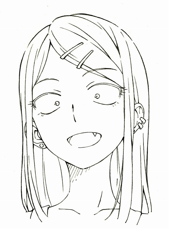 だがしかし」設定画（遠藤サヤ・表情） - アニメ「だがしかし