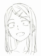 「だがしかし」設定画(遠藤サヤ・表情)