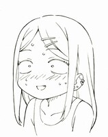 「だがしかし」設定画（遠藤サヤ・表情）