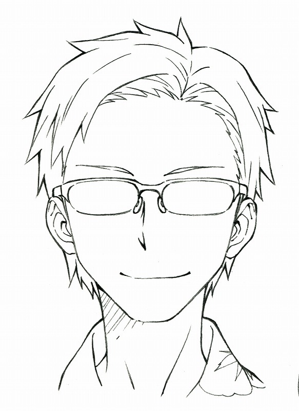 「だがしかし」設定画（遠藤豆・表情）