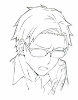 「だがしかし」設定画（遠藤豆・表情）