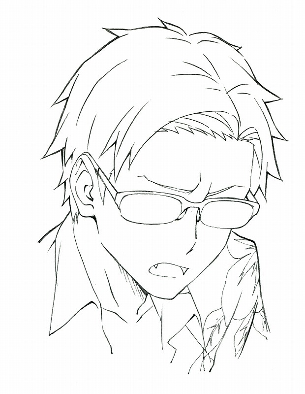 「だがしかし」設定画（遠藤豆・表情）