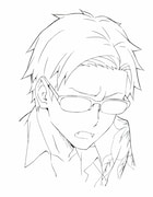 「だがしかし」設定画(遠藤豆・表情)