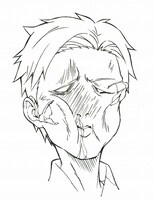 「だがしかし」設定画（遠藤豆・表情）