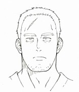 「だがしかし」設定画(鹿田ヨウ・表情)