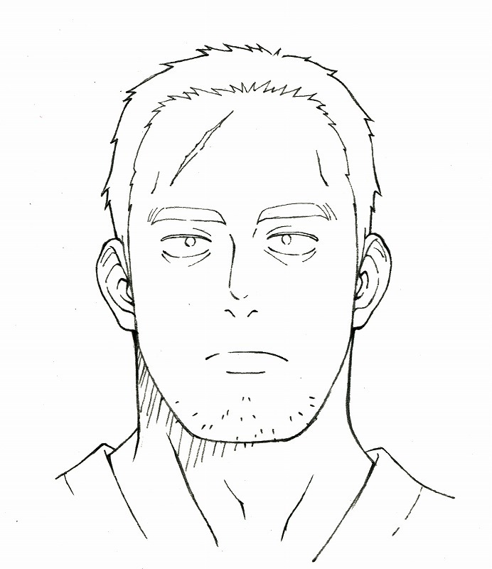 「だがしかし」設定画（鹿田ヨウ・表情）