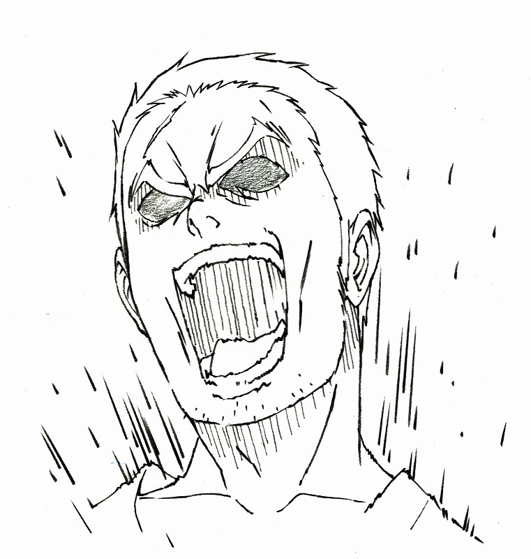 「だがしかし」設定画（鹿田ヨウ・表情）