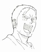 「だがしかし」設定画(鹿田ヨウ・表情)