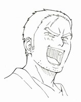 「だがしかし」設定画（鹿田ヨウ・表情）