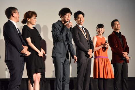 「俺物語!!」初日舞台挨拶の様子。