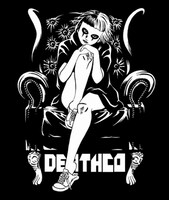 「デスコ」ステッカーの1枚。