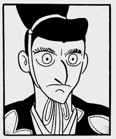 「ヤング ブラック・ジャック」に登場する鯖目の元キャラである、鯖目。