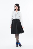 「ブーティ 月山 習モデル」の着用イメージ。