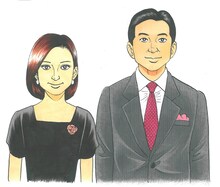 弘兼憲史描き下ろしによるイラスト。