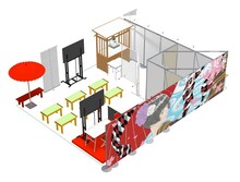 窪之内英策ブースのイメージ。