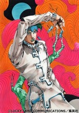 荒木飛呂彦による岸辺露伴のカット。(c)LUCKY LAND COMMUNICATIONS／集英社