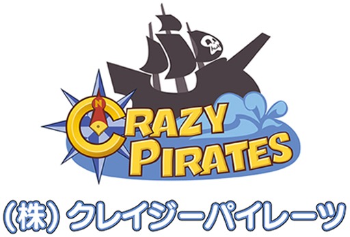 「ガチボッコ魂」を開発するクレイジーパイレーツのロゴ。
