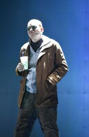 舞台「攻殻機動隊ARISE:GHOST is ALIVE」ゲネプロより、松崎裕演じるボーマ。