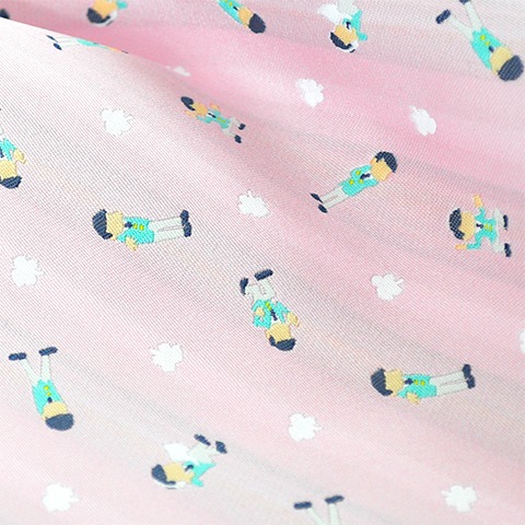 TVアニメ「おそ松さん」のジャカードグッズのテキスタイル。