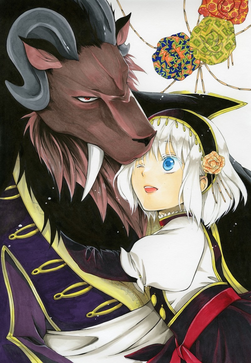 「贄姫と獣の王」扉イラスト