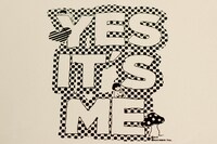 「YES IT'S ME」のトートバッグ。