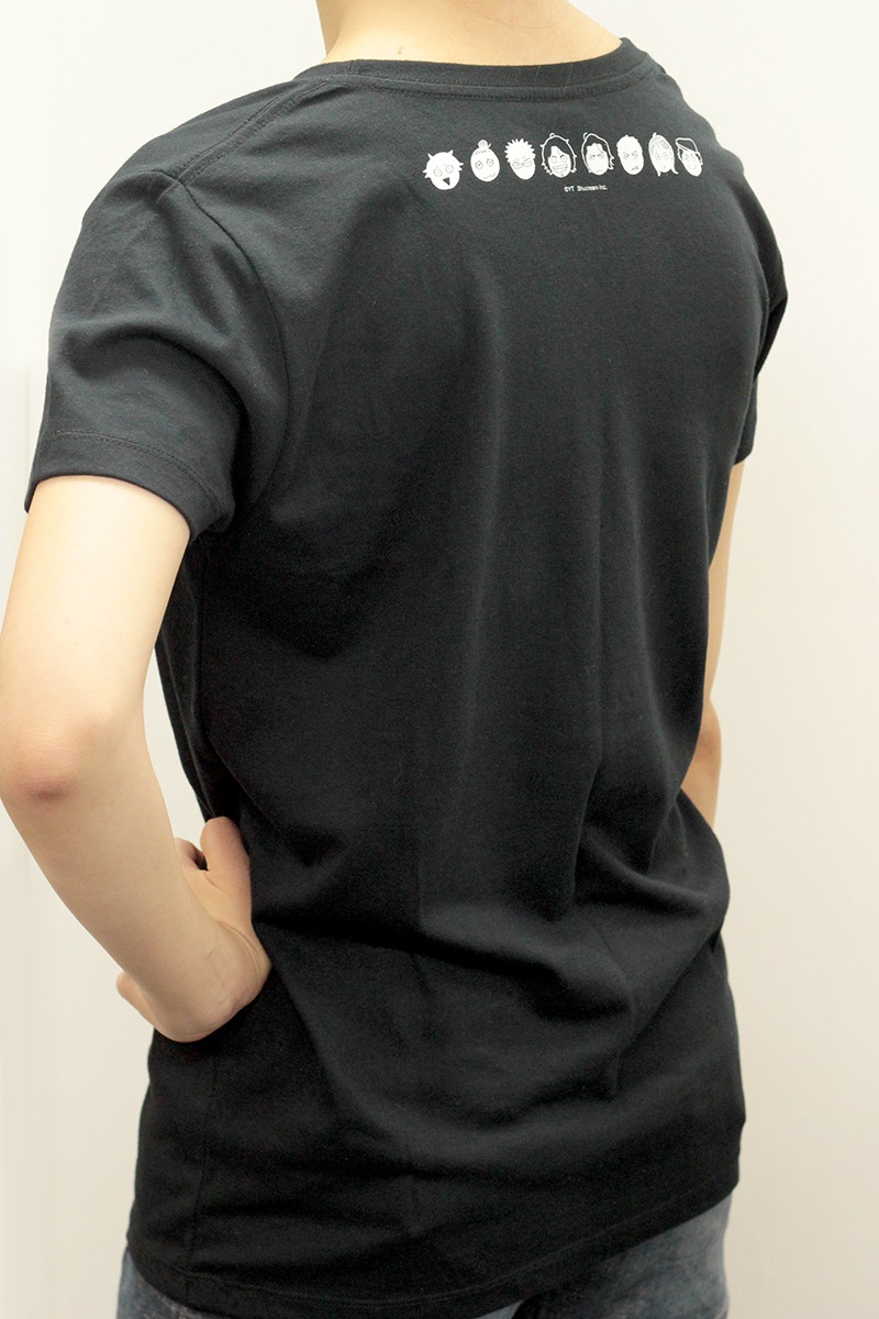 「くいもの処 明楽」のTシャツ。