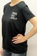 「くいもの処 明楽」のTシャツ。