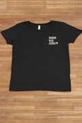 「くいもの処 明楽」のTシャツ。