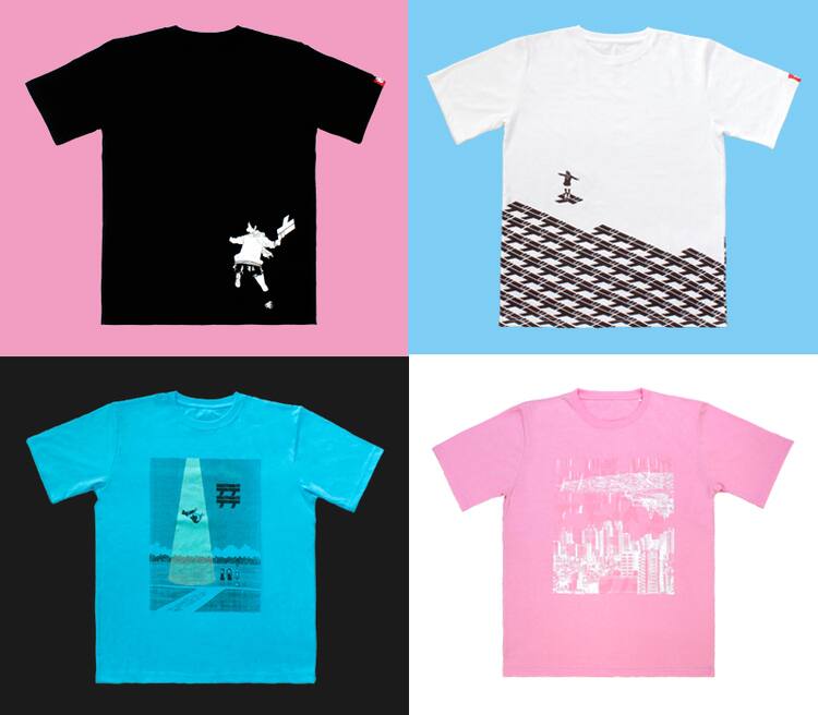 デデデデ」Tシャツ、門出＆おんたんや暗闇で発光するデザインも 