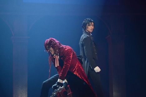 「ミュージカル『黒執事』-地に燃えるリコリス2015-」公開稽古より。