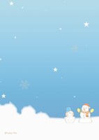 クリスマス柄のメモ帳のイメージ。