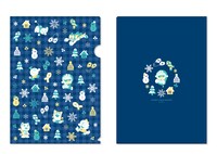 冬柄のクリアファイル。