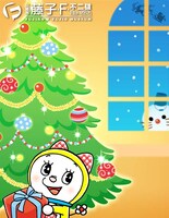 プリントシール機のクリスマスフェア限定のフレーム。