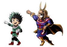 「僕のヒーローアカデミア すまっしゅ!!」のカラーカット。(c)根田啓史・堀越耕平／集英社