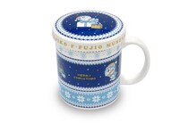 「フタ付きクリスマスマグ」