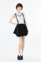 パンプスの着用図。